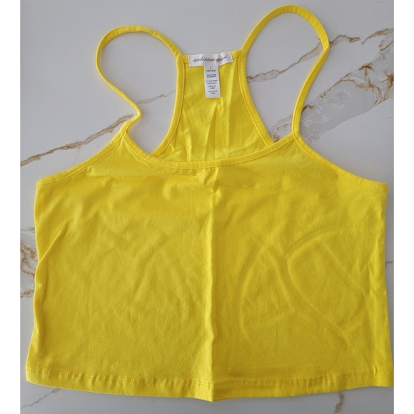 Y2K Yellow Crop Top - Picture 5 of 7